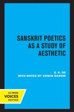 Sanskrit Poetics as a Study of Aesthetic af S. K. De