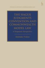 The Hague Judgments Convention and Commonwealth Model Law af Dr Abubakri (Lagos State University Yekini