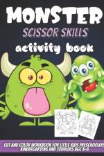 Monster Scissor Skills Activity Book af Elena Sharp