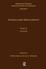 Volume 19, Tome II: Kierkegaard Bibliography