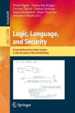 Logic, Language, and Security