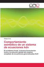 Comportamiento asintotico de un sistema de ecuaciones kdv af Gladys Cruz