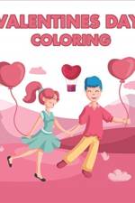 Valentines Day Coloring af The Coloring Book Art Design Studio