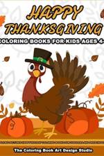 Thanksgiving Coloring Books for Kids Ages 4-8 af The Coloring Book Art Design Studio
