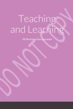 Teaching and Learning af Tina Smith