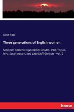 Three generations of English women. af Janet Ross