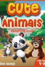 Cute Animals Coloring book for kids 4-8