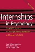 Internships in Psychology af Carol Williams-Nickelson