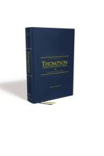 NIV, Thompson Chain-Reference Bible, Hardcover, Navy, Red Letter, Comfort Print af Zondervan Zondervan
