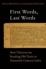First Words, Last Words af Yigal (Associate Professor Bronner