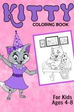Kitty Coloring Book For Kids Ages 4-8 af Aunt Mels Booknook