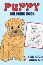 Puppy Coloring Book For Girls Ages 5-8 af Aunt Mels Booknook