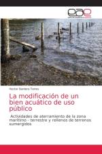 modificacion de un bien acuatico de uso publico af Hector Barriera Torres