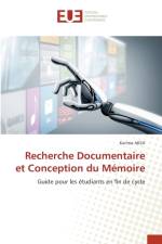 Recherche Documentaire et Conception du Memoire af Karima Aksa