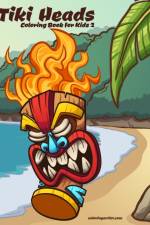Tiki Heads Coloring Book for Kids 2 af Nick Snels