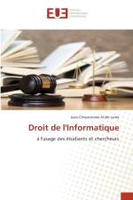 Droit de l'Informatique af Jean-Chrysostome Atafo Lema