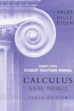 Calculus: Several Variables, 10e (Chapters 13 - 19) Student Solutions Manual af Saturnino L. Salas