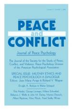 Military Ethics and Peace Psychology