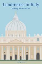 Landmarks in Italy Coloring Book for Kids 1 af Nick Snels