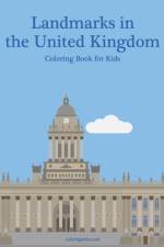 Landmarks in the United Kingdom Coloring Book for Kids af Nick Snels