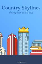 Country Skylines Coloring Book for Kids 1 & 2 af Nick Snels