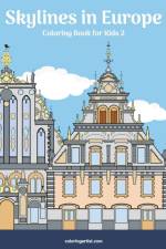 Skylines in Europe Coloring Book for Kids 2 af Nick Snels