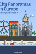 City Panoramas in Europe Coloring Book for Kids 4 af Nick Snels