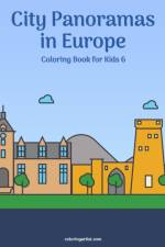 City Panoramas in Europe Coloring Book for Kids 6 af Nick Snels