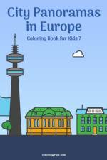 City Panoramas in Europe Coloring Book for Kids 7 af Nick Snels