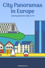 City Panoramas in Europe Coloring Book for Kids 5 & 6 af Nick Snels