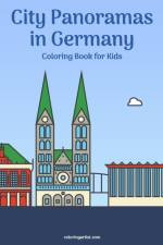 City Panoramas in Germany Coloring Book for Kids af Nick Snels
