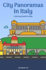 City Panoramas in Italy Coloring Book for Kids af Nick Snels