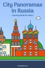 City Panoramas in Russia Coloring Book for Kids 2 af Nick Snels