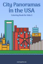 City Panoramas in the USA Coloring Book for Kids 2 af Nick Snels