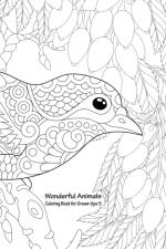Wonderful Animals Coloring Book for Grown-Ups 5 af Nick Snels
