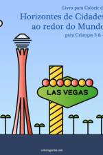 Livro para Colorir de Horizontes de Cidades ao redor do Mundo para Criancas 3 & 4 af Nick Snels
