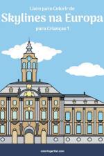 Livro para Colorir de Skylines na Europa para Criancas 1 af Nick Snels