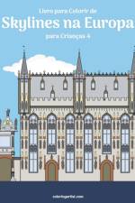 Livro para Colorir de Skylines na Europa para Criancas 4 af Nick Snels