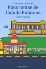 Livro para Colorir de Panoramas de Cidade Italianas para Criancas af Nick Snels