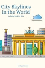 City Skylines in the World Coloring Book for Kids af Nick Snels