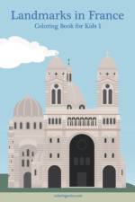 Landmarks in France Coloring Book for Kids 1 af Nick Snels