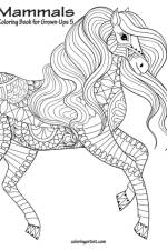 Mammals Coloring Book for Grown-Ups 5 af Nick Snels