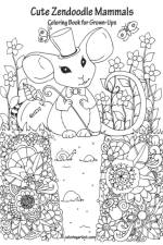 Cute Zendoodle Mammals Coloring Book for Grown-Ups af Nick Snels