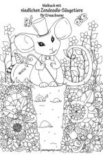 Malbuch mit niedlichen Zendoodle-Saugetiere fur Erwachsene af Nick Snels