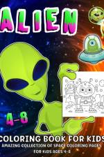 Space And Aliens Coloring Book
