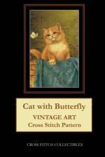 Cat with Butterfly af George Kathleen George