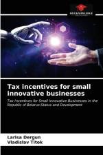 Tax incentives for small innovative businesses af Larisa Dergun