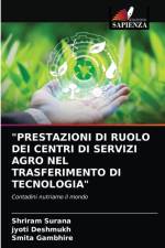 Prestazioni Di Ruolo Dei Centri Di Servizi Agro Nel Trasferimento Di Tecnologia af Shriram Surana