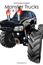 Livro para Colorir Monster Trucks 1 & 2 af Nick Snels