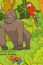 Livro para Colorir de Animais da Selva 1 af Nick Snels